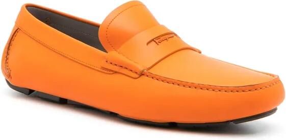 Ferragamo Penny-Slot leren driving loafers - Foto 2