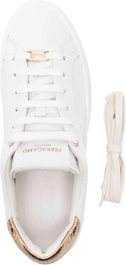 Ferragamo Platform leren sneakers - Foto 3