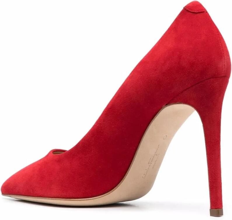 Ferragamo Pointed 110mm Suede Pumps - Foto 2