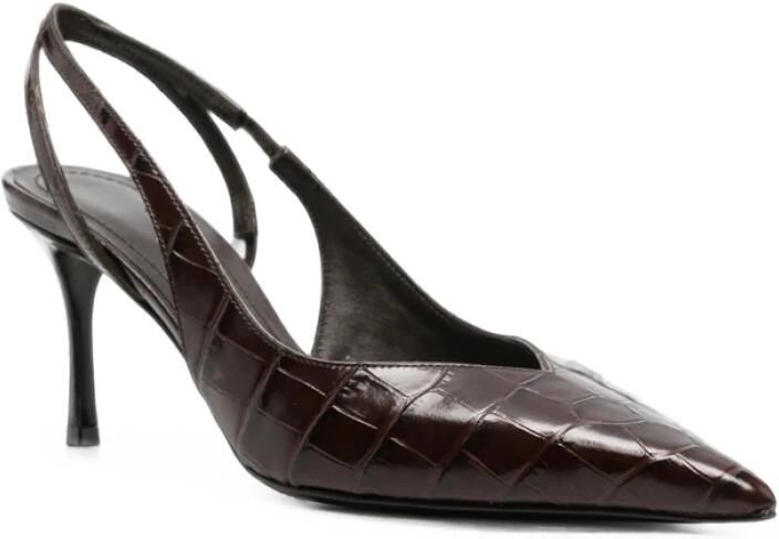 Ferragamo Pumps met puntige neus en slingback band - Foto 2