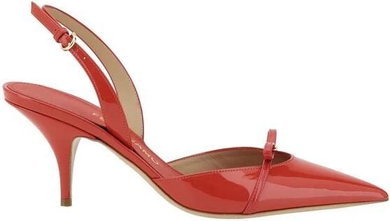 Ferragamo Pumps met Slingback en Verlengde Neus met Orna t