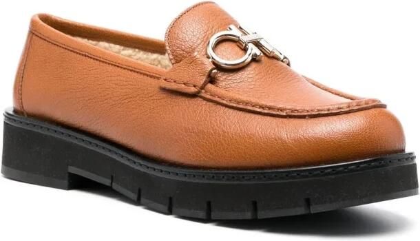 Ferragamo Rolo Shearling-Gevoerde Loafers - Foto 2