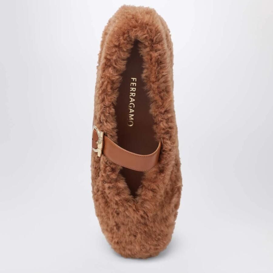 Ferragamo Ronde Neus Ballerina Platte Schoenen