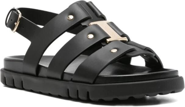 Ferragamo Sandaal met bandjes en gesp - Foto 3