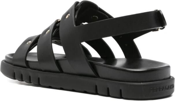 Ferragamo Sandaal met bandjes en gesp - Foto 4