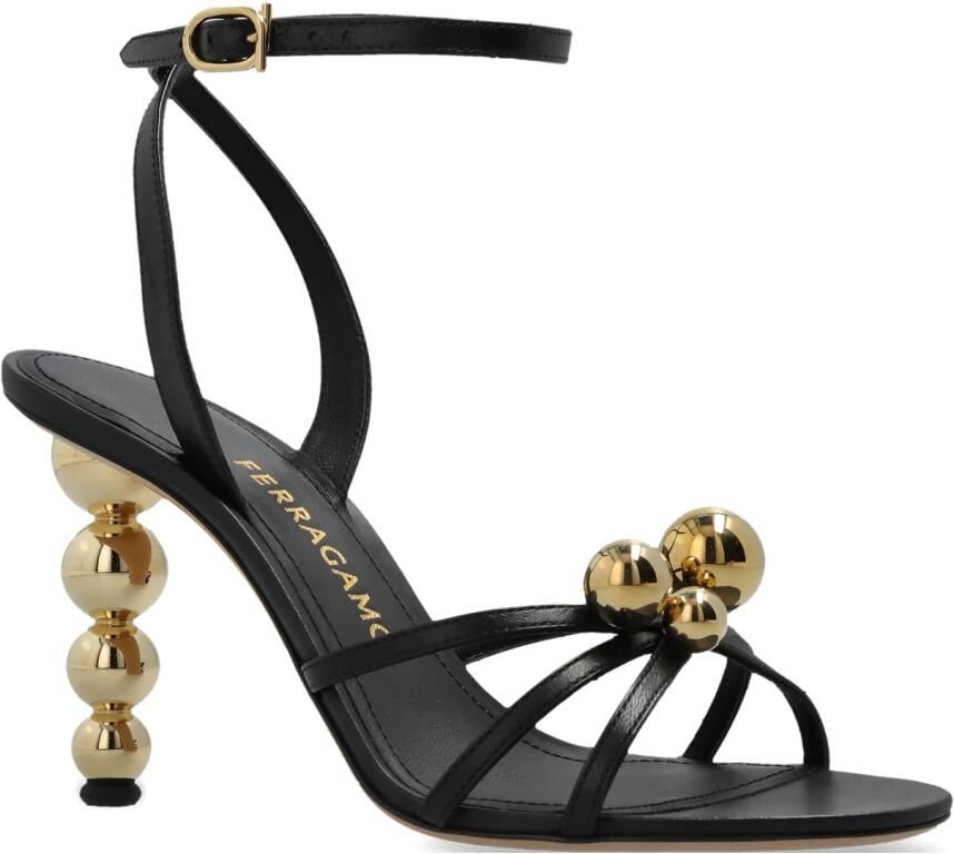 Ferragamo Sandalettes met hak Karina - Foto 3