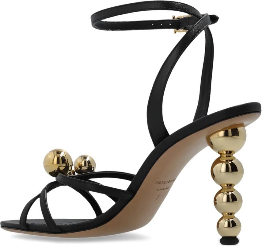 Ferragamo Sandalettes met hak Karina - Foto 2