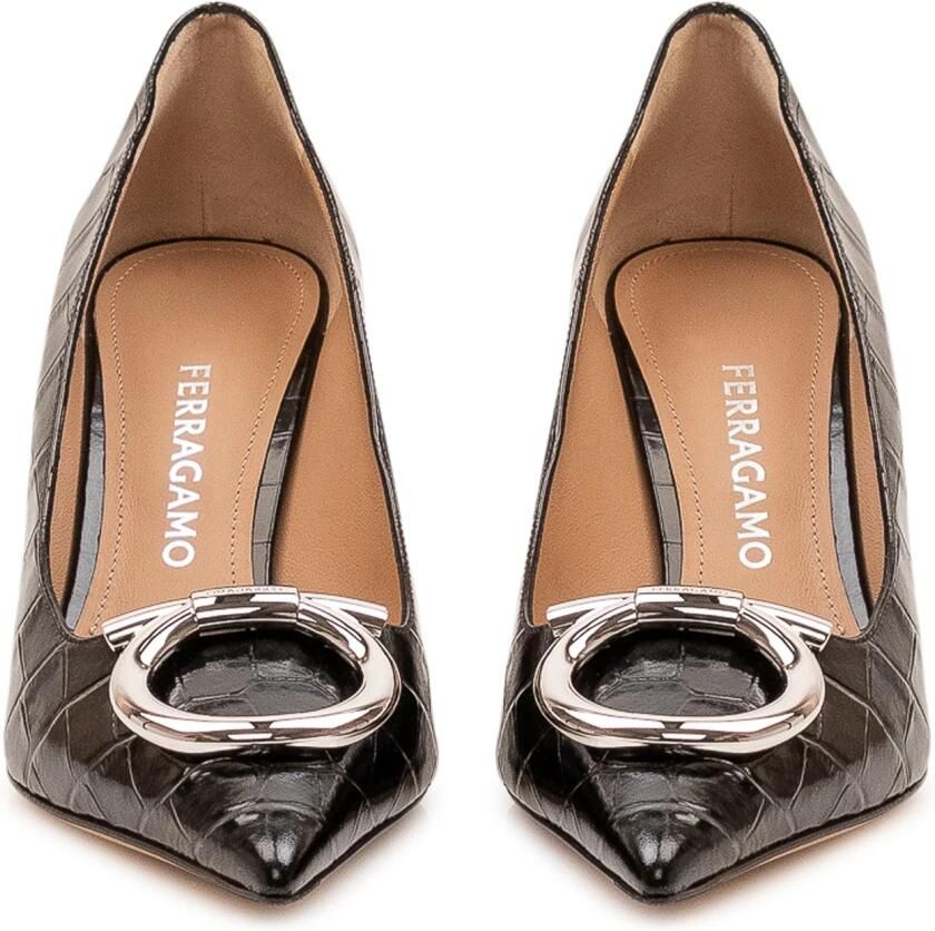 TOD'S Gomma Pesante Leather Loafers in zwart - Foto 2