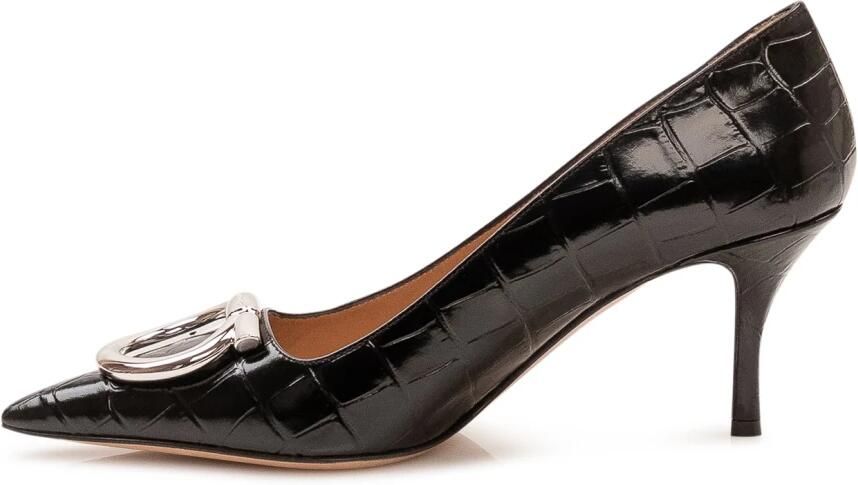 TOD'S Gomma Pesante Leather Loafers in zwart - Foto 4