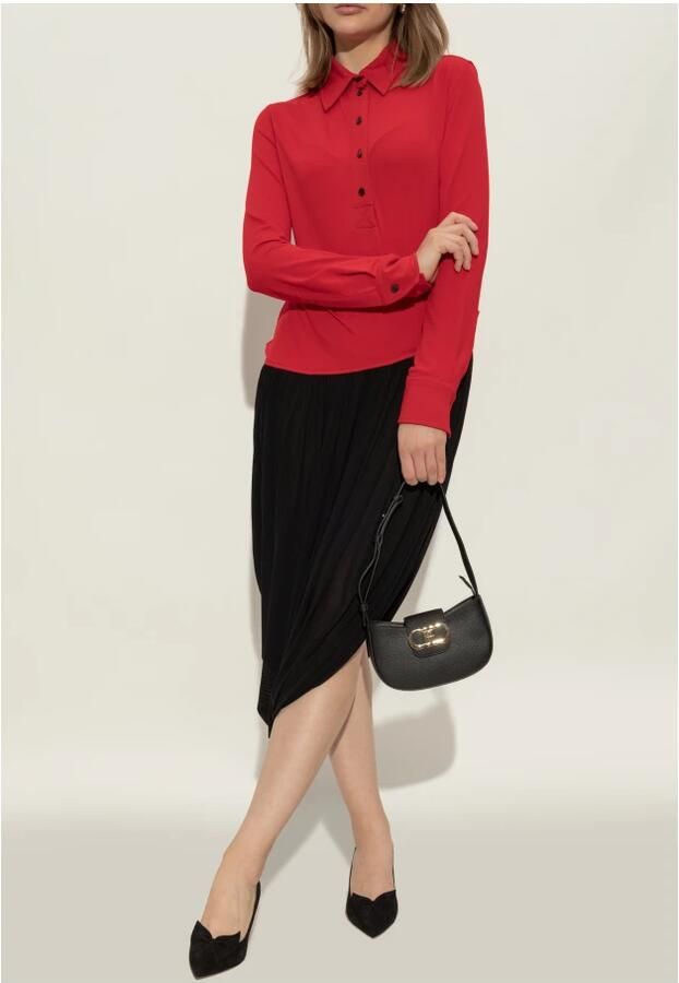 Ferragamo Zwarte Pumps met Leren Strik - Foto 3