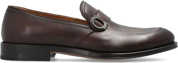 Ferragamo Scout Leren Loafers