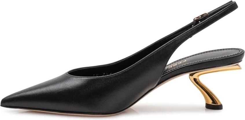 Ferragamo Sculptural Heel Slingback - Foto 4
