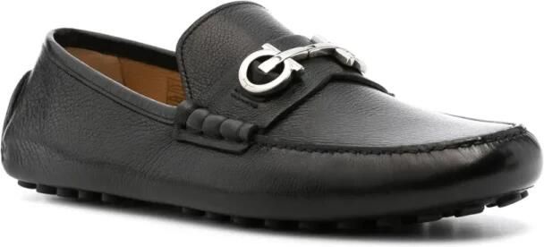 Salvatore Ferragamo Zwarte Loafers Regular Fit Geschikt voor alle temperaturen 100% leer Black Heren - Foto 4