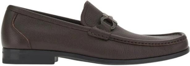 Salvatore Ferragamo Bruine platte schoenen Brown Heren - Foto 7
