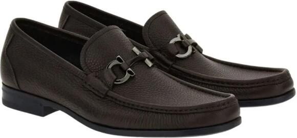 Salvatore Ferragamo Bruine platte schoenen Brown Heren - Foto 6