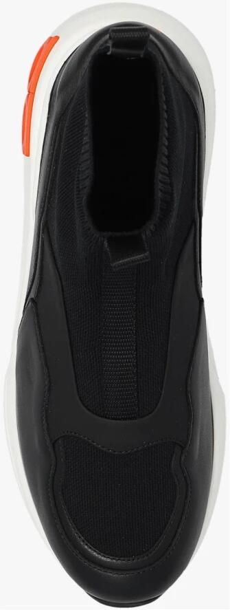 Salvatore Ferragamo Low-Top Sneakers Black Cosma Sock High-Top Sneakers Woman in zwart