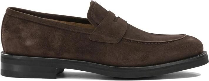 Ferragamo Stefano Suede Penny Loafer