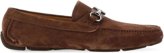 Ferragamo Suede Bit Loafer Moccasins