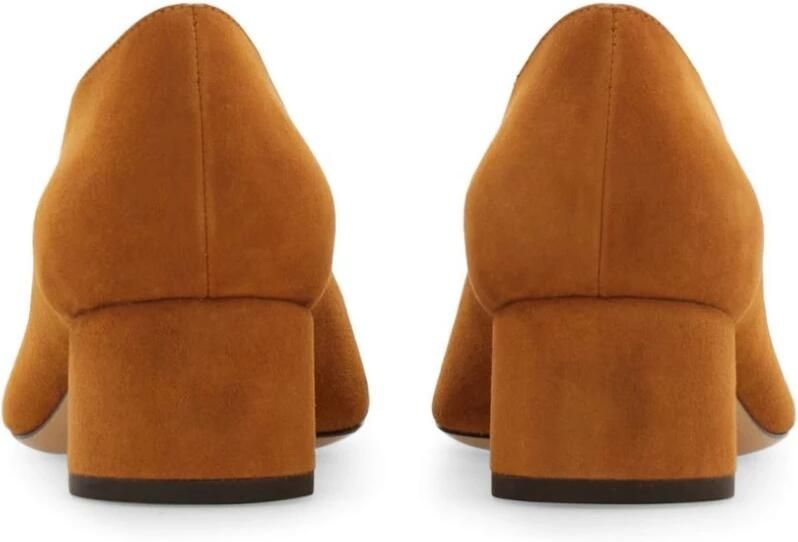 Ferragamo Suede Leder Pomp - Foto 4