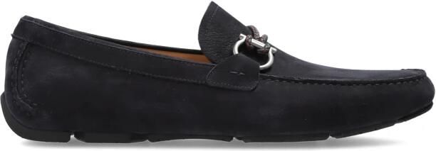 Ferragamo Suede Loafers met Gesp