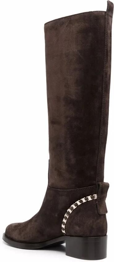 Ferragamo Tawnie Laarzen tot Onder de Knie - Foto 2