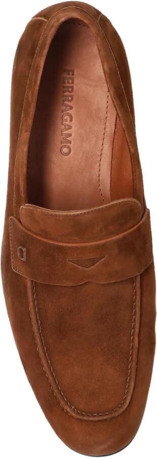 Ferragamo Tiberio Suede Loafers