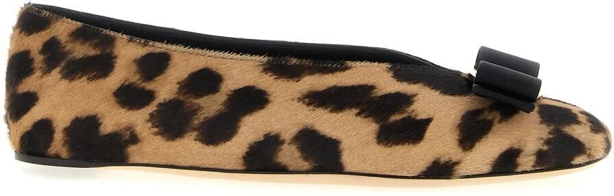 Ferragamo Zwarte platte schoenen zijde nylon - Foto 3