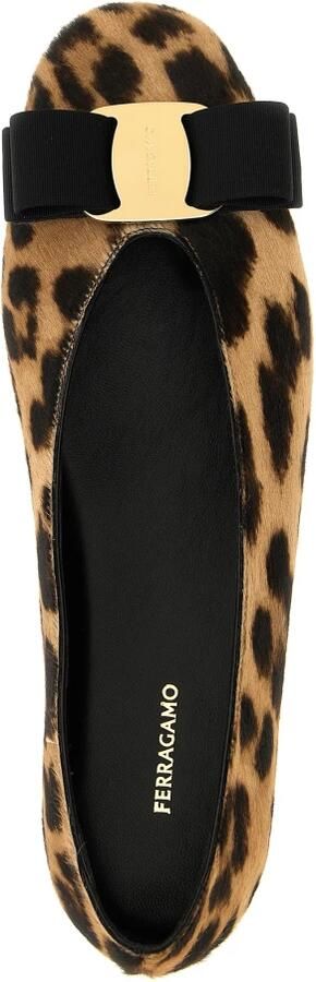 Ferragamo Zwarte platte schoenen zijde nylon - Foto 2