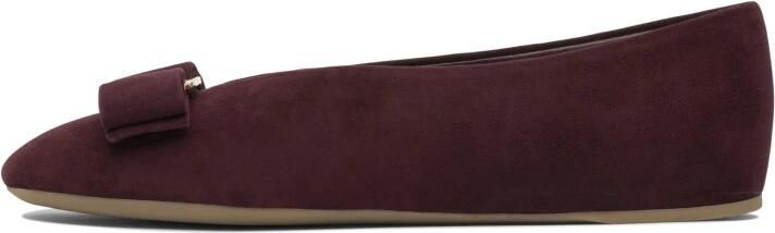Ferragamo Bordeaux Ballerina's voor Vrouwen - Foto 2