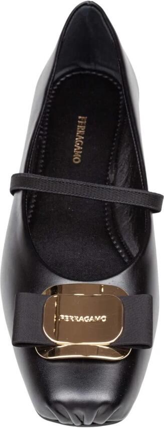 Ferragamo Zwarte Vara Ballerina Flats - Foto 2