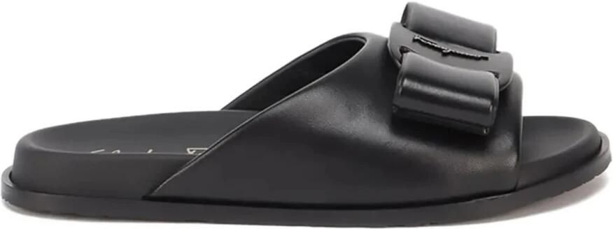 Ferragamo Vara Bow Flat Sandals