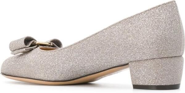 Ferragamo Vara Bow Glitter Pumps - Foto 2