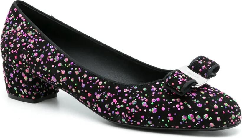 Ferragamo Vara Pailletten Pumps