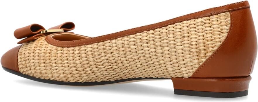 Ferragamo Varina 2.0 Raffia Ballerina - Foto 4