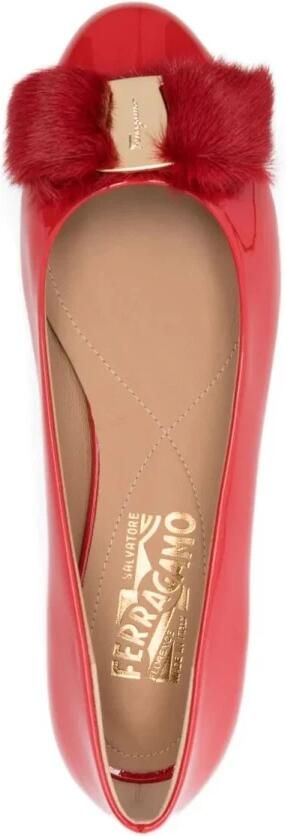 Ferragamo Varina Fur Ballerina - Foto 2