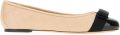 Ferragamo Varina Gewatteerde Ballerina - Beige