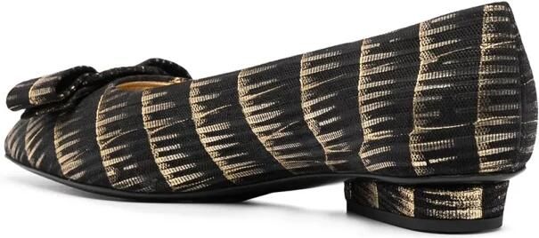 Ferragamo Ballerina's met penseelstreek effect - Foto 2