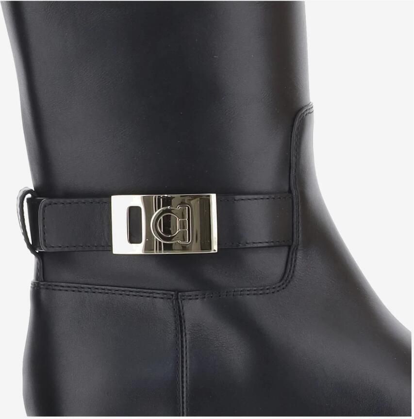 Ferragamo Zakia Leren Hoge Laarzen - Foto 2