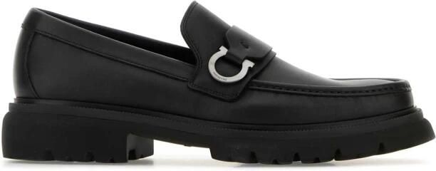 Ferragamo Zwarte leren Andover loafers - Foto 2