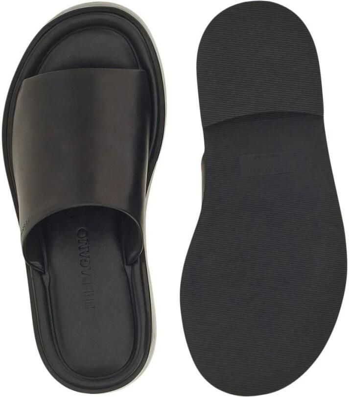 Salvatore Ferragamo Giunone slides Black Heren