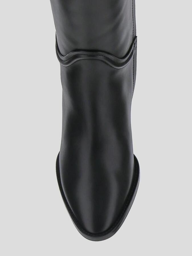 Salvatore Ferragamo Zwarte `Toren` HA Lead Store Haklaarzen Zwart Dames