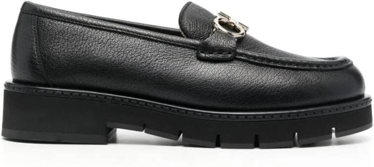 Ferragamo Gancini Buckle Loafers