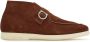Ferragamo Gancini-Buckle Suede Laarzen - Thumbnail 1