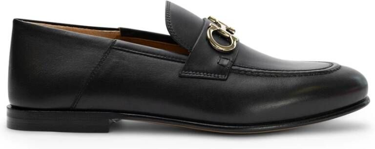 Salvatore Ferragamo GIN Loafers Stijlvolle Platte Schoenen voor Black - Foto 3