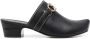Ferragamo Gancini Leren Muiltjes - Thumbnail 1