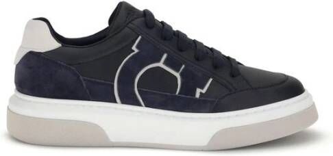 Ferragamo Gancini Leren Sneakers