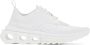 Salvatore Ferragamo Witte technische gebreide sneakers met suède en nubuck details White Dames - Thumbnail 1