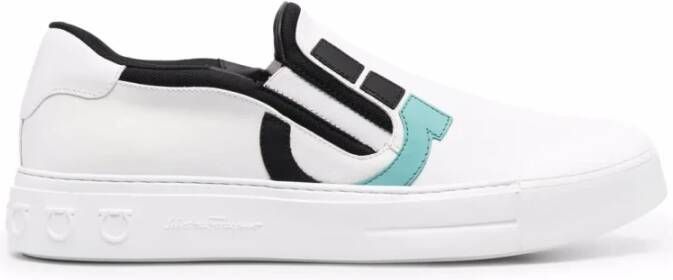 Ferragamo Gancini Slip-On Sneakers
