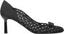 Ferragamo Geperforeerde Stof Boog Pumps - Thumbnail 1