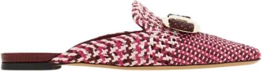 Ferragamo Gevlochten Bow Muiltjes